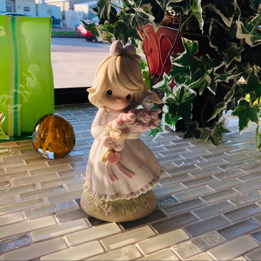 Precious Moments Figurine - You Are My Happiness Vintage, 1991 production